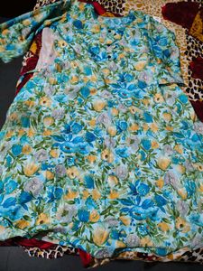 Floral Print Kurta