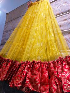 Ethnic Net Skirt