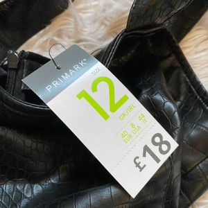 USA Primark Brand Faux Leather Dress Womens❤️