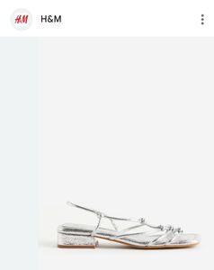 H&M Silver Sandals