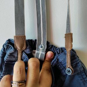 Suspender Pants + Shirt Combo