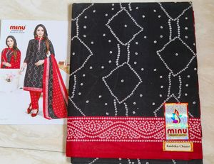 Pure Cotton 3 Sets Churidar Meterial