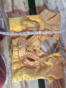 Gold Saree.