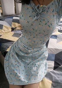 Floral Print Mini Dress