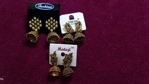 pair of three Assorted Fashion Earrings