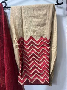 Gradient Red &amp; Orange Kurta Set