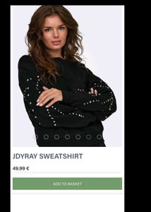 Embellished Sleeves Sweatshirt