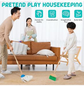 Wooden House Cleaning Set