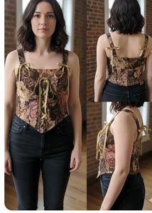 Floral Corset Top New