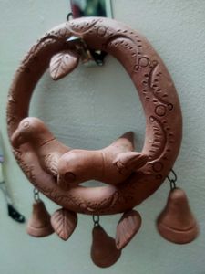 Handmade Clay Bird Wall Hanging