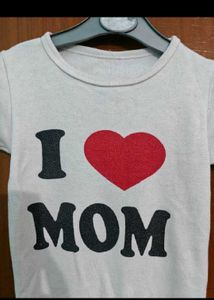 &#39;I Love Mom/Dad&#39; Onesies
