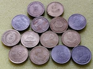 Rare Indian Commemorative Coin Collection Set.