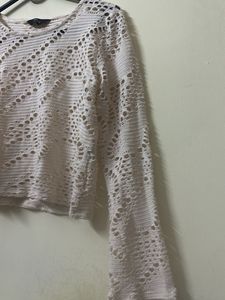 Crochet Long Sleeve Top