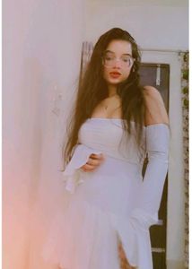 Elegant White Off-Shoulder Dress