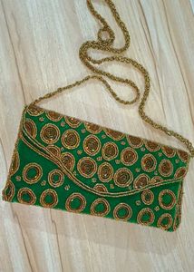 Ethnic embroidery sling bag