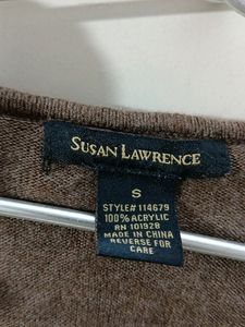 Sweatshirt Beautiful Stylish With Side Leather Bel