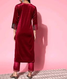 Sassafras Velvet Kurta Set