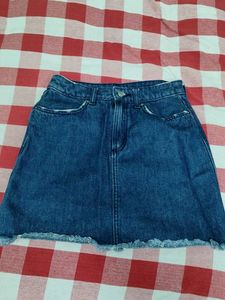 Denim Mini Skirt