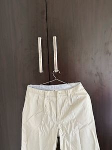 Beige Casual Pants