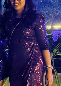 Pretty Purple Embellished Dress