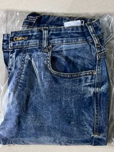 AJ Armani Jeans Light Blue Slim Fit Denim