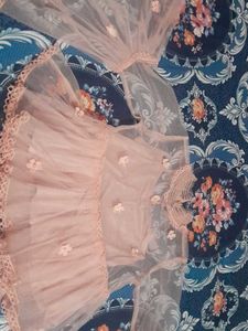 Peach Floral Dress