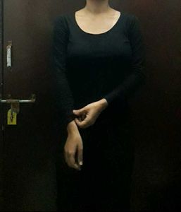 Basic Black Long Sleeve Top