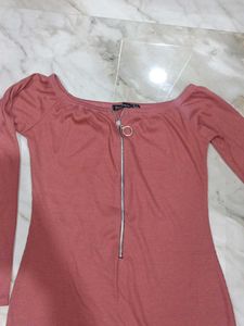 Blush Pink Bodycon Dress