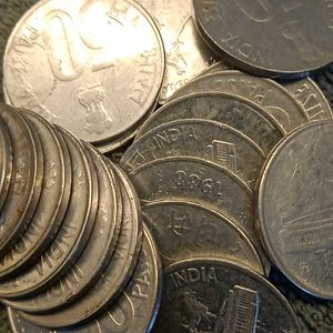 FSS 10p, 25p, 50p And 1R Coins Lotte (80 Pcs)