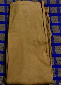 Brown Flat front trousers