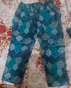 Blue Embroidered Top Size XXL