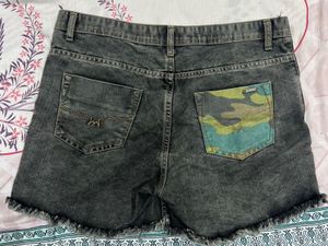 Roadster Distressed Denim Shorts