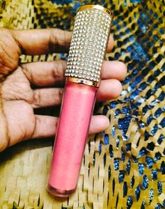 Chocolate Brown Top + Shimmer gloss lipstick