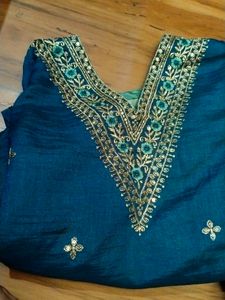 Brand New Short Kurta Plazo With Duppta