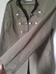 Military Style Olive Coat
