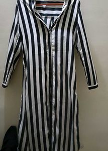 Striped Shirt Dress