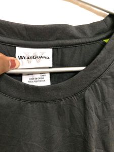 Wear Guard Long Sleeve Charcoal T Shirt
