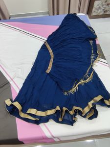 Elegant Navy Blue Ethnic Gown