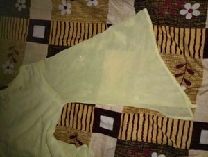 Yellow Sheer Top