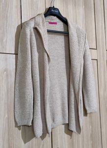 Knitted Metallic Shrug