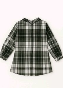 Girls Plaid Dress , An Elegant top