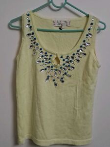 Vintage / Y2k Butter Yellow Top