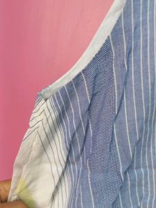 White And Blue Top