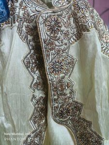 NEW Semi Stitched Wedding Embroidered Kurta Leheng
