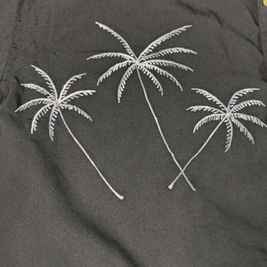 Tropical Palm Print Shirt