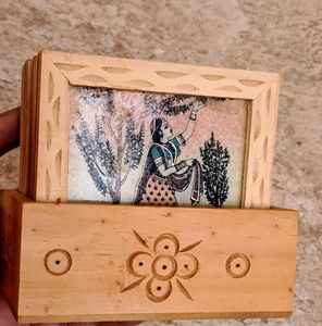 Beautiful Wooden Coaster Set