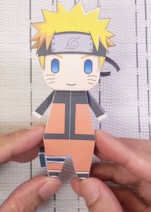 Anime Naruto Shippuden Naruto Figurine Template (Template Only)