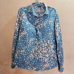 Floral Print Long Sleeve Shirt
