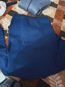 Blue Printed Sweatshirt used  miltiple Time