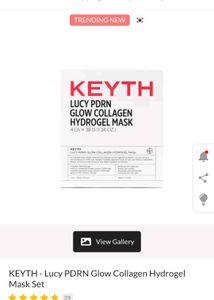KEYTH Lucy PDRN Glow Collagen Hydrogel Mask Set